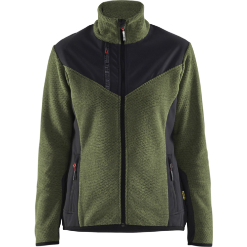 5943 Stickad Jacka med Softshell Dam