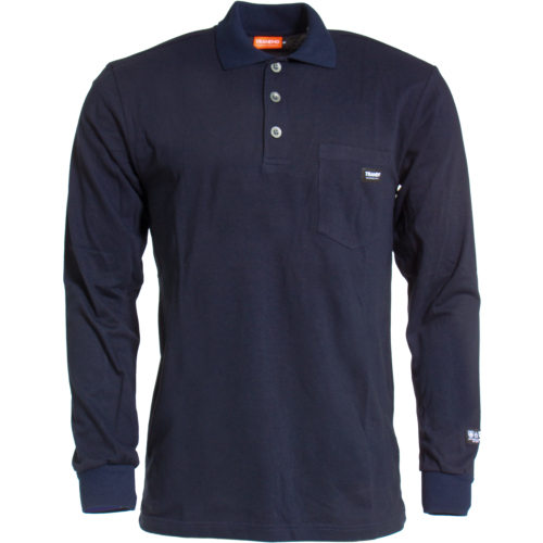 Flamskyddad Pikétröja, Lång Ärm