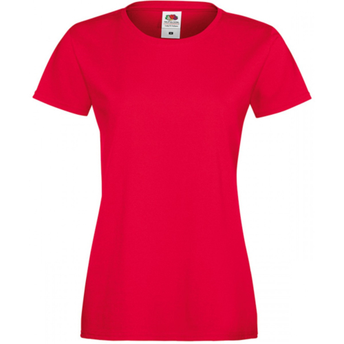 Lady Fit Sofspun T 10 st-Red-M