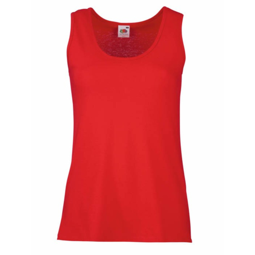 Lady Fit Valueweight Vest 10 st-Red-S