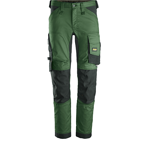 Stretch Trousers-Green/Black-C44