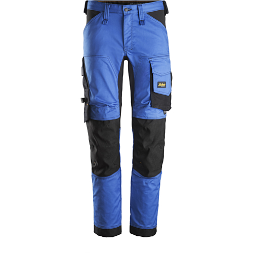 Stretch Trousers-Blue/Black-C44