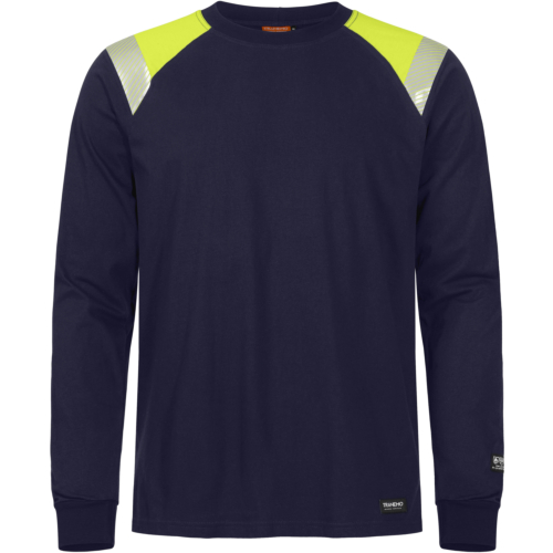 Flamskyddad T-shirt, Lång Ärm