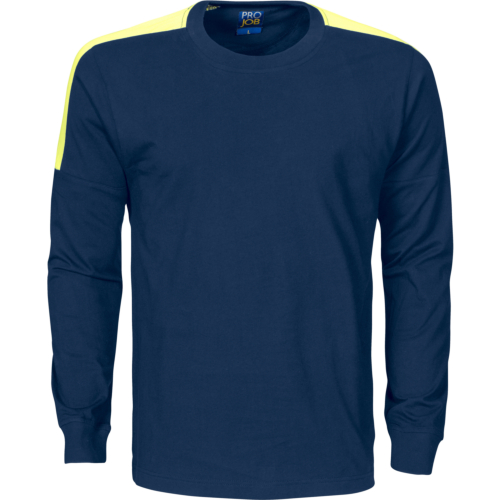 2020 T-shirt Long Sleeved-Navy/Yellow-XS
