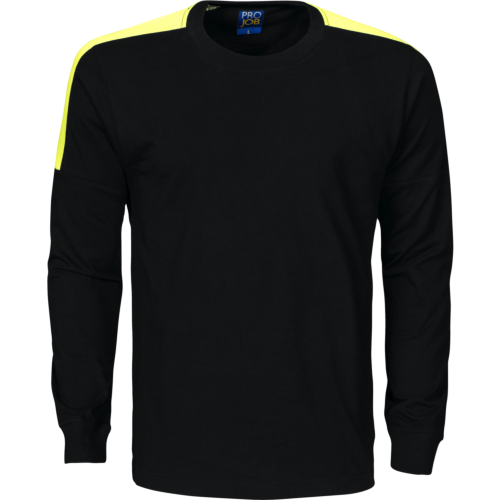 2020 T-shirt Long Sleeved-Yellow/Black-XS