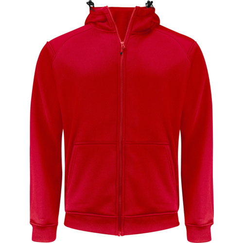 2133 HOOD JACKET-Red-XS