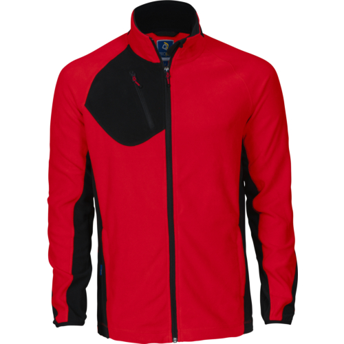 2325 Microfleece Jacket-Red-XS