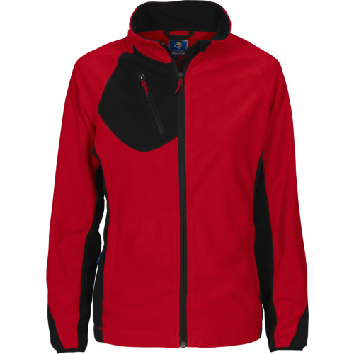 2326 Microfleece Jacket Women's-Red-XS