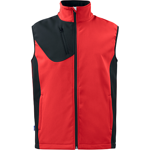 3702 Softshell Vest-Red-XS