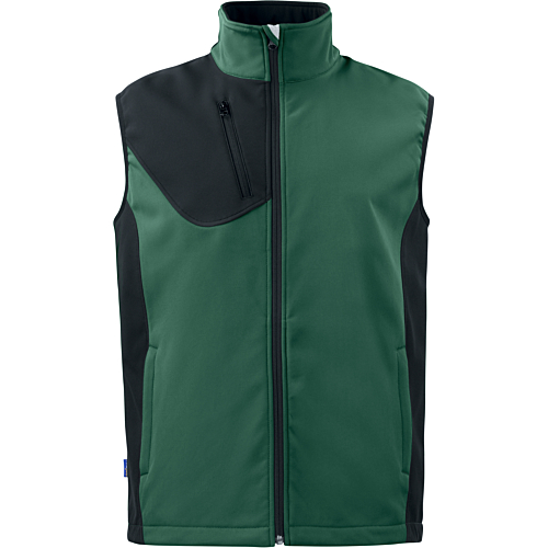 3702 Softshell Vest-Green-XS