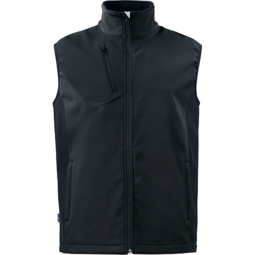 3702 Softshell Vest-Black-XS