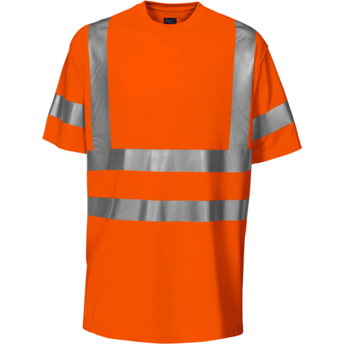 6010 T-shirt En Iso 20471 Class 3-Orange-S/M