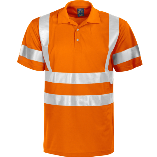 6011 Piqué En Iso 20471 Class 3-Orange-S/M