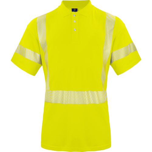 6015 Pique En Iso 20471 Class 3/2-Yellow-XS