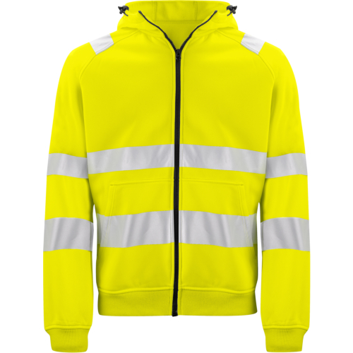 6132 Hoodjacket En Iso 20471 Class 3/2-Yellow/Black-XS