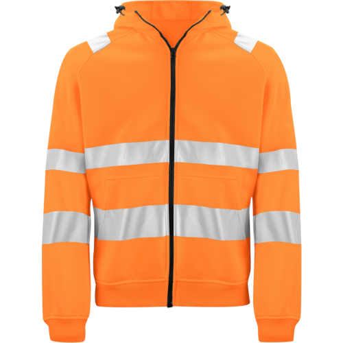 6132 Hoodjacket En Iso 20471 Class 3/2-Black/Orange-XS