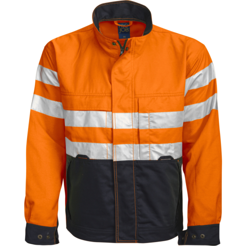 6401 Jacket En Iso 20471 Class 3-Black/Orange-XS