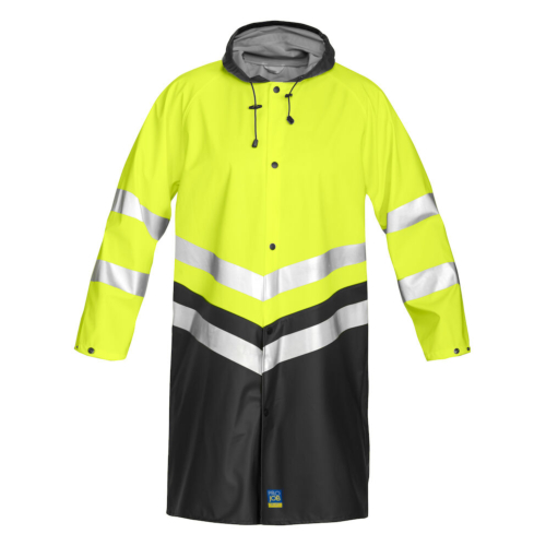 6403 Rain Jacket En Iso 20471 Class 3-Yellow/Black-XS