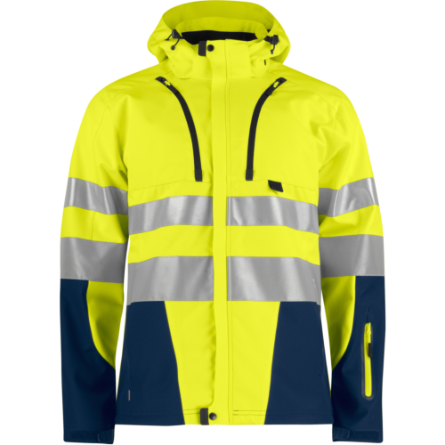 6419 Functional Jacket En Iso 20471 Class 3/2-Navy/Yellow-XS