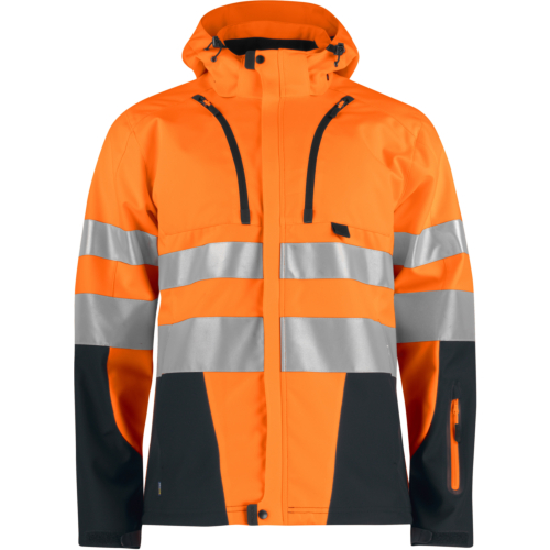 6419 Functional Jacket En Iso 20471 Class 3/2-Black/Orange-XS