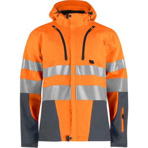 6419 Functional Jacket En Iso 20471 Class 3/2-Orange/Grey-XS