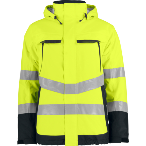 6441 Padded Functional Jacket En Iso 20471 Class 3-Yellow/Black-XS
