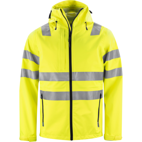 6450 Rainjacket En Iso 20471 Class 3/2-Yellow/Black-XS