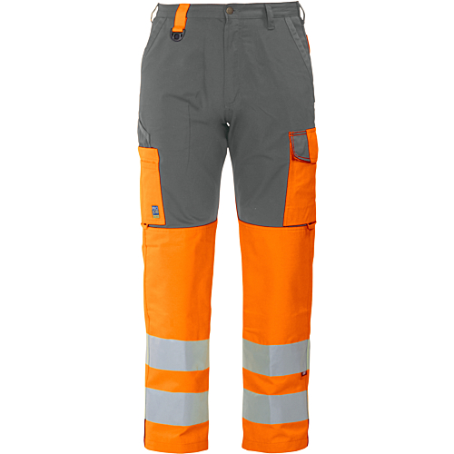 6501 Waistpants En Iso 20471 Class 2-Orange/Grey-C44