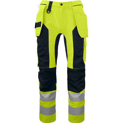 6513 Waistpants En Iso 20471 Class 2/1-Yellow/Black-C44