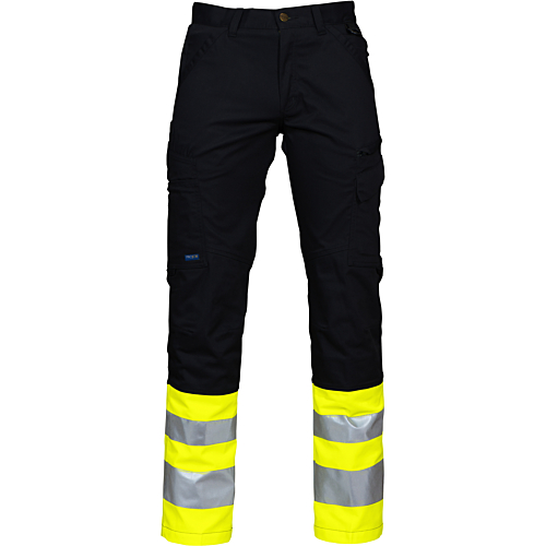6523 Waistpants En Iso 20471 Class 1-Yellow/Black-C44