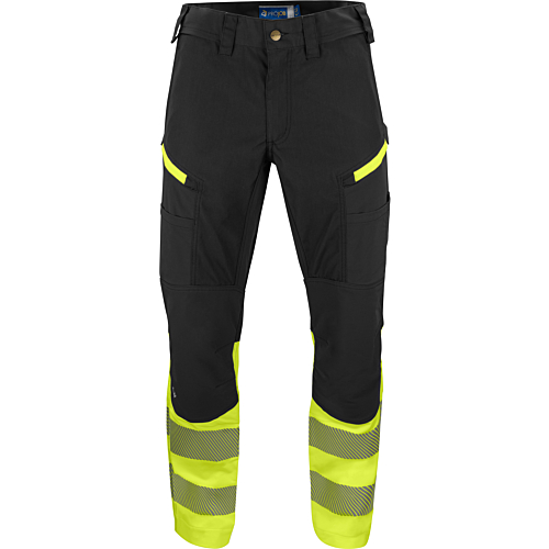 6528 Service Pant Stretch En Iso 20471 Class 1-Yellow/Black-C44
