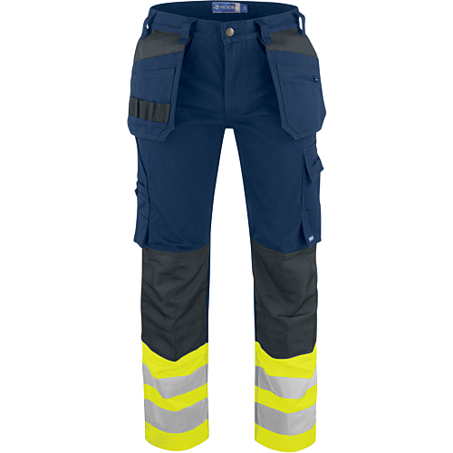 6530 Waistpants En Iso 20471 Class 1-Navy/Yellow-C42