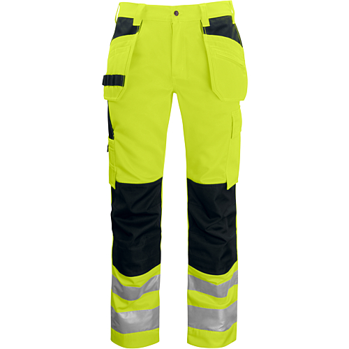 6531 Waistpants En Iso 20471 Class 2-Yellow/Black-C144