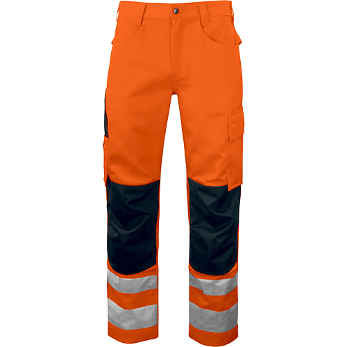 6532 Waistpants En Iso 20471 Class 2-Black/Orange-C42