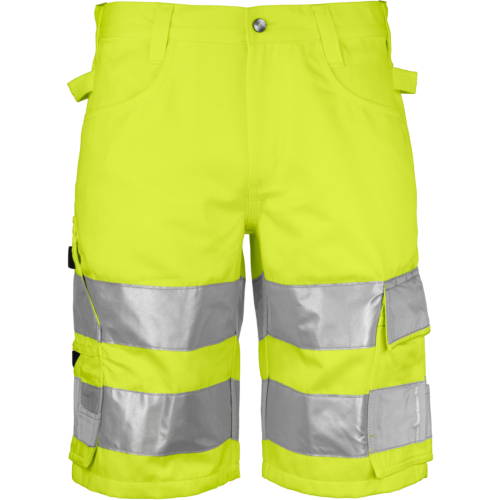 6536 Shorts En Iso 20471 Class 2/1-Yellow/Black-C42