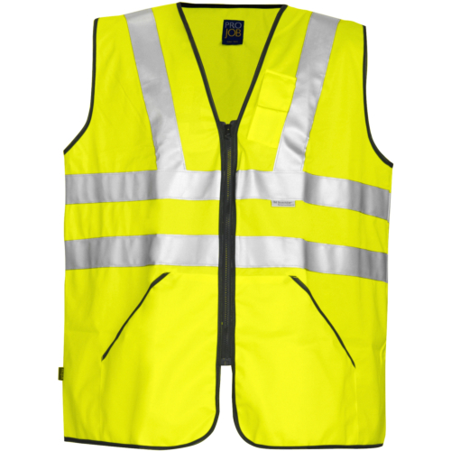 6702 Vest En 471 Class 3-Yellow-One size