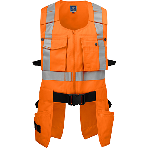 6704 Vest En Iso 20471 Class 2-Orange-XS