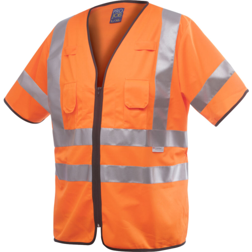 6707 Vest En Iso 20471 Class 3-Orange-M