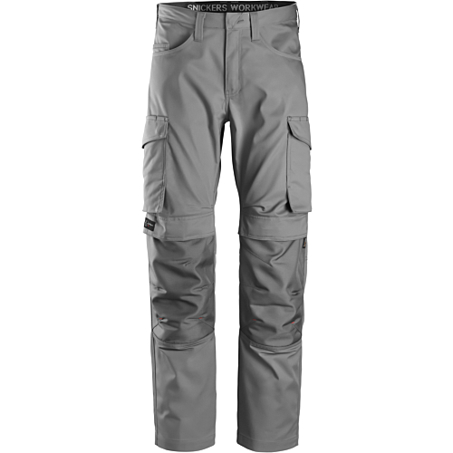 Service Trousers+ Knee Pockets-Light Grey-C44