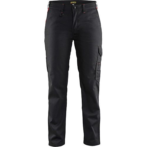 Ladies Industry Trousers-Red/Black-C34