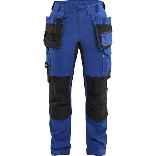 7132 Women's Craftsman trousers with stretch-Blue/Black-C32