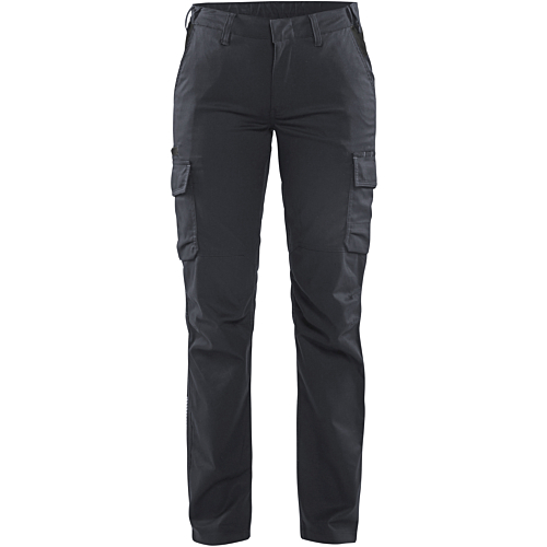 Ladies industry trouser stretch-Grey/Black-C32