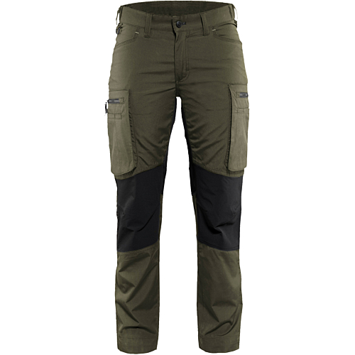 Ladies Service trousers Stretch-Green/Black-C30