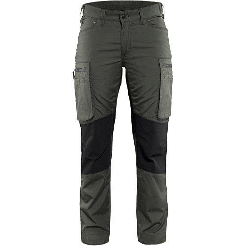 Ladies Service trousers Stretch-Army Green/Black-C30