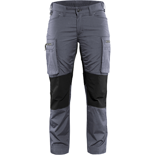Ladies Service trousers Stretch-Grey/Black-C30