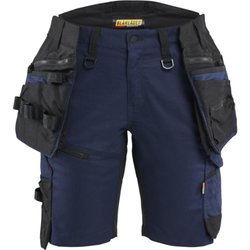 7175 STRIKER Women's Craftsman Shorts with Stretch-Navy/Black-C32