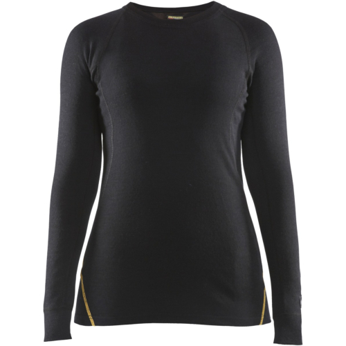 Flamskyddad Underställströja Dam, 68% merinoull