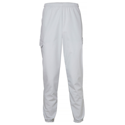 Elastic waistband trousers in a unisex design-Light Grey-XXS