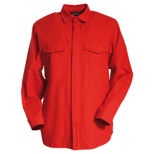 Flame retardant shirt-Red-XS