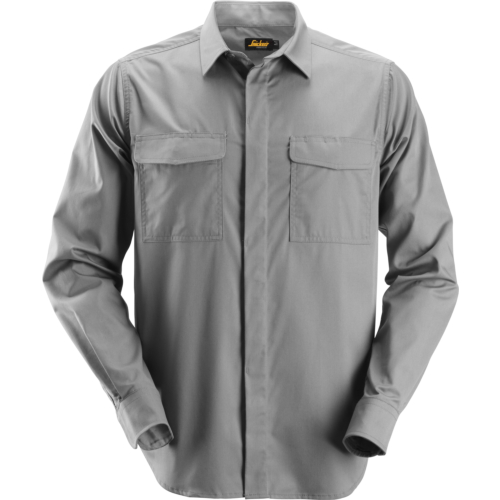 Service Long Sleeve Shirt-Light Grey-XS